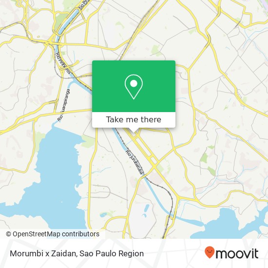 Morumbi x Zaidan map