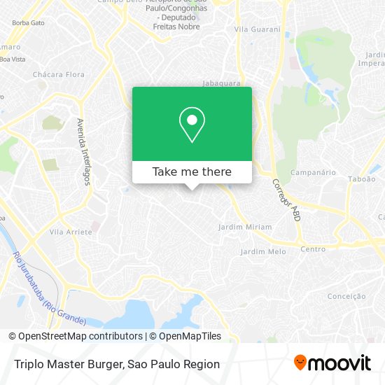 Triplo Master Burger map