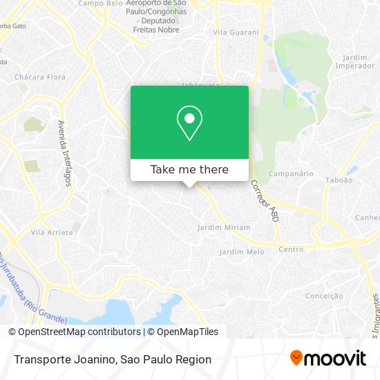 Transporte Joanino map