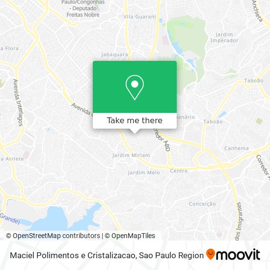 Mapa Maciel Polimentos e Cristalizacao