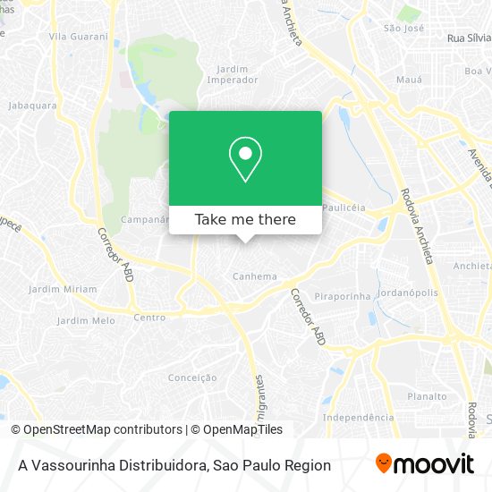 Mapa A Vassourinha Distribuidora