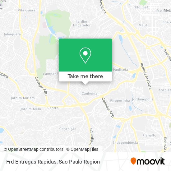 Frd Entregas Rapidas map