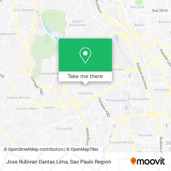 Jose Rubivan Dantas Lima map