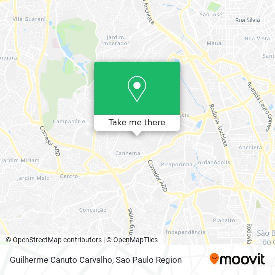 Mapa Guilherme Canuto Carvalho