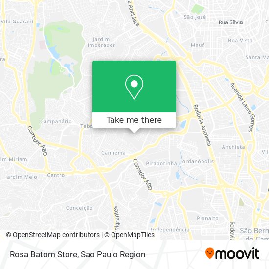 Mapa Rosa Batom Store