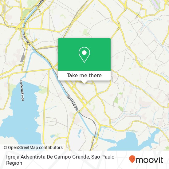 Mapa Igreja Adventista De Campo Grande