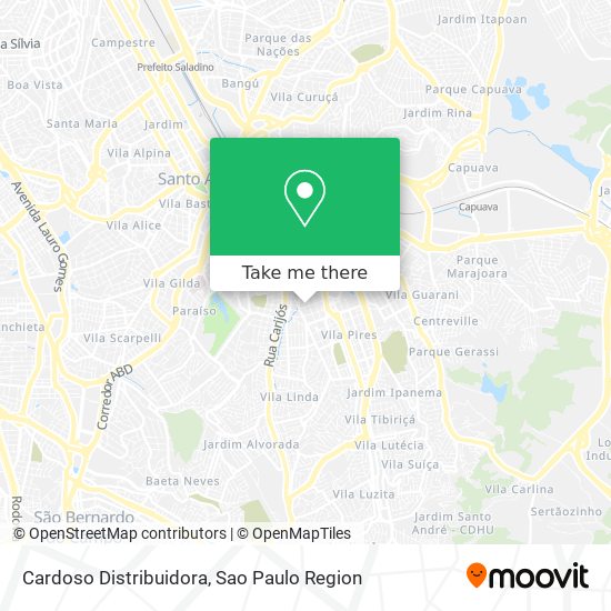 Cardoso Distribuidora map