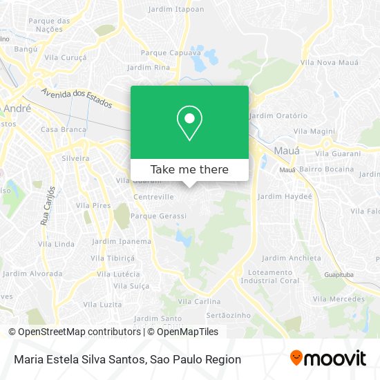 Maria Estela Silva Santos map