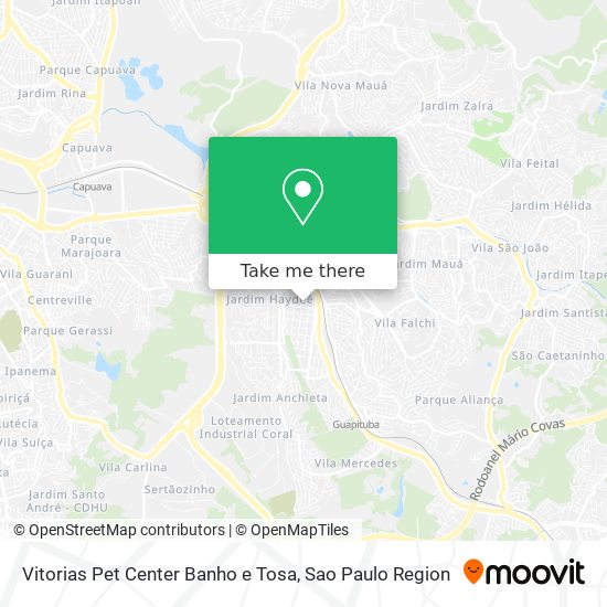 Vitorias Pet Center Banho e Tosa map