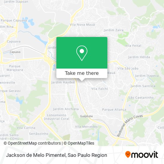 Mapa Jackson de Melo Pimentel