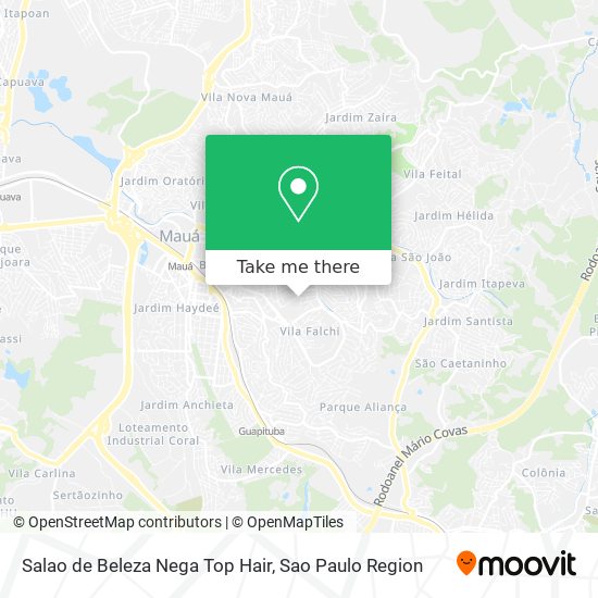 Salao de Beleza Nega Top Hair map