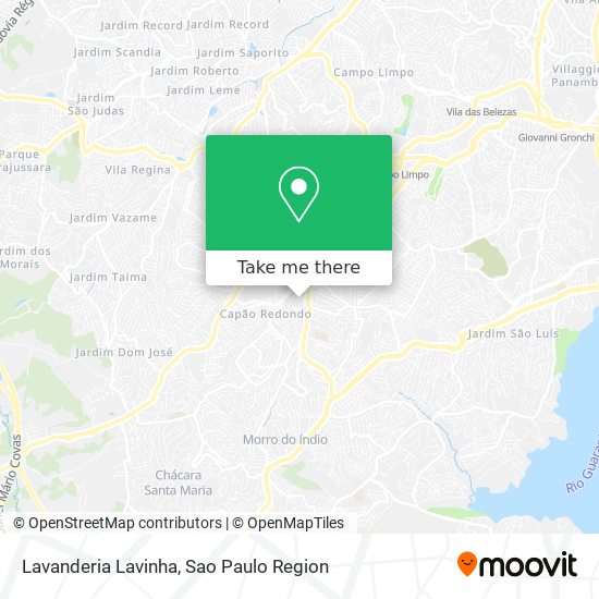 Lavanderia Lavinha map