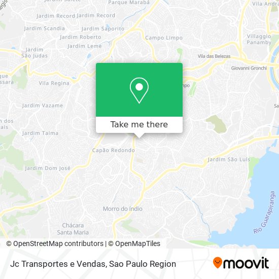 Jc Transportes e Vendas map