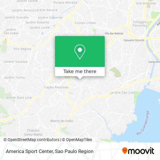 America Sport Center map