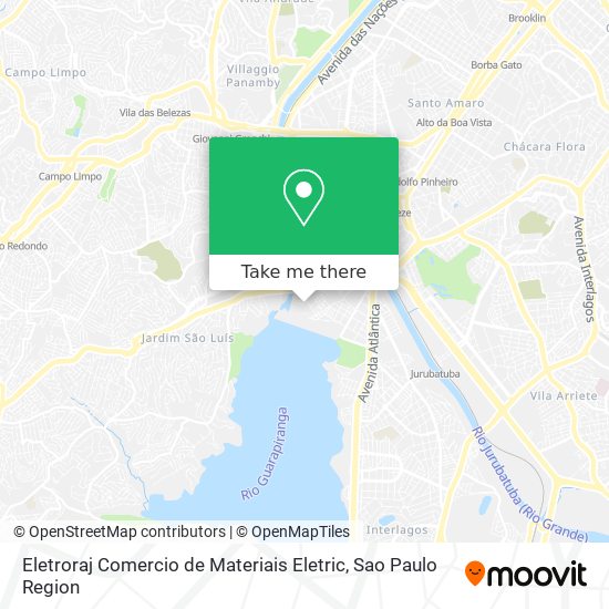 Eletroraj Comercio de Materiais Eletric map