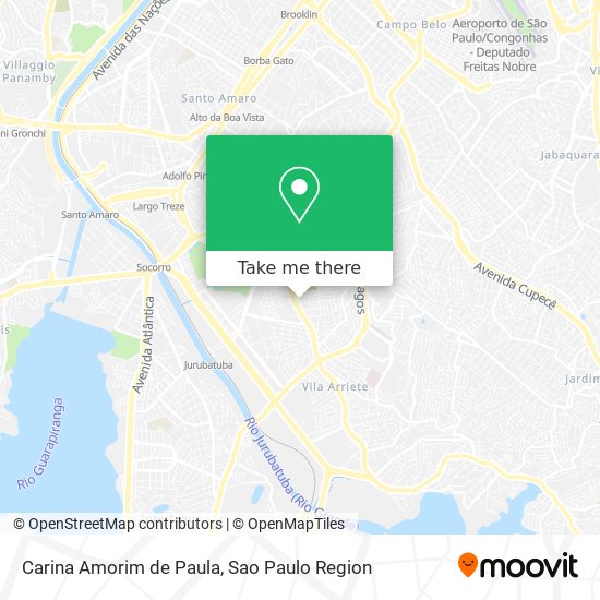 Carina Amorim de Paula map