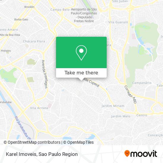 Karel Imoveis map