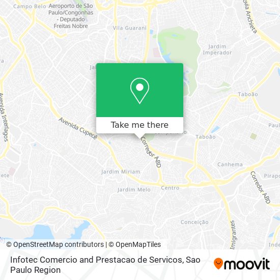 Infotec Comercio and Prestacao de Servicos map