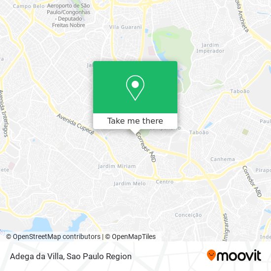 Adega da Villa map