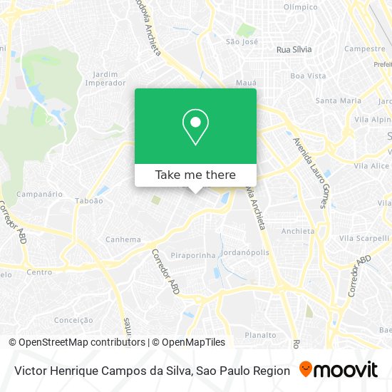 Victor Henrique Campos da Silva map