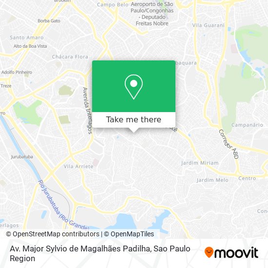 Av. Major Sylvio de Magalhães Padilha map