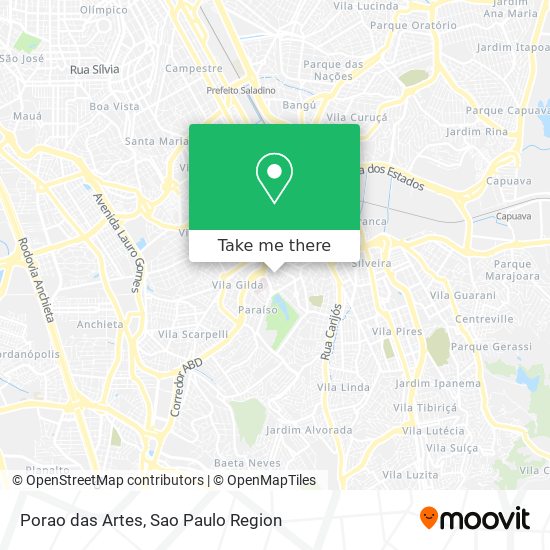 Porao das Artes map