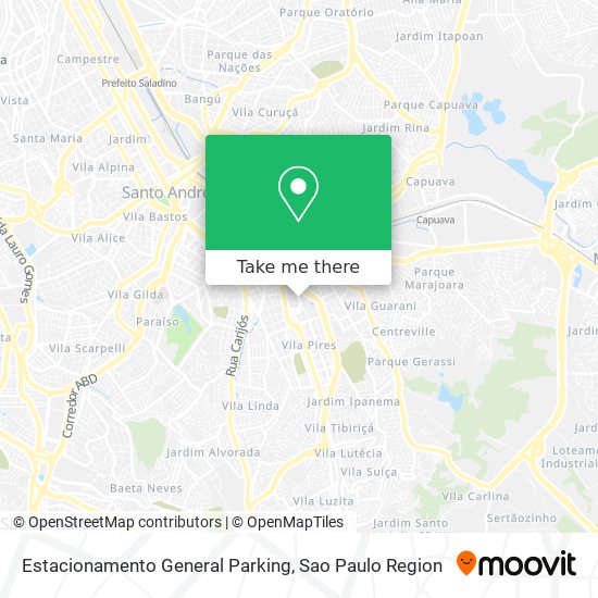 Estacionamento General Parking map