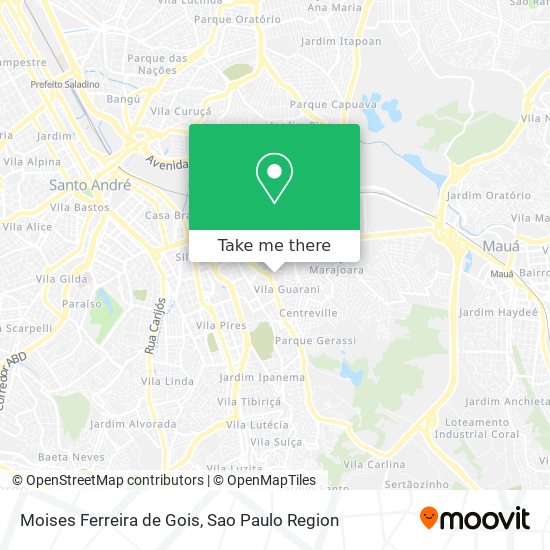 Moises Ferreira de Gois map
