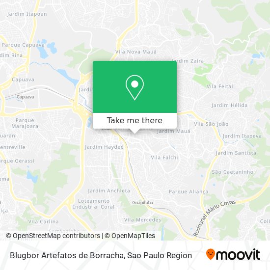 Blugbor Artefatos de Borracha map