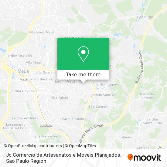 Jc Comercio de Artesanatos e Moveis Planejados map