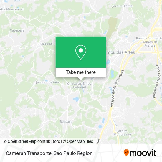 Cameran Transporte map