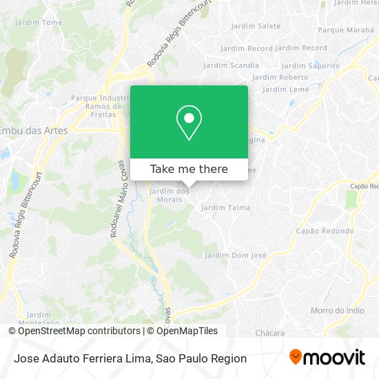 Jose Adauto Ferriera Lima map