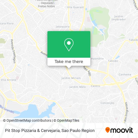Pit Stop Pizzaria & Cervejaria map