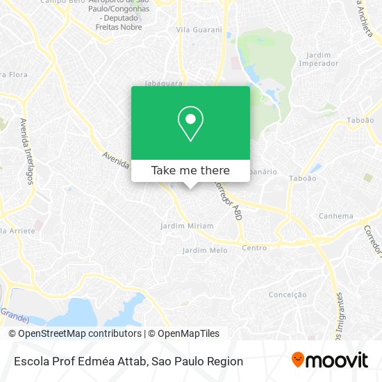 Escola Prof Edméa Attab map