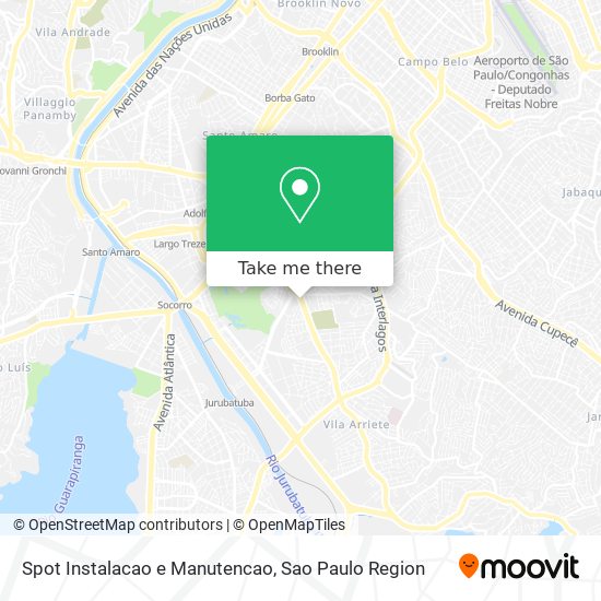 Mapa Spot Instalacao e Manutencao