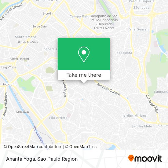 Ananta Yoga map