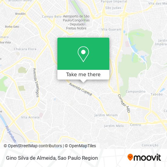 Gino Silva de Almeida map