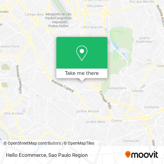 Mapa Hello Ecommerce