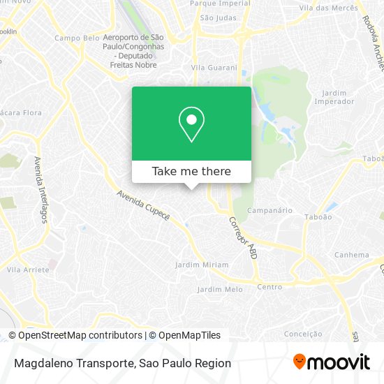 Mapa Magdaleno Transporte