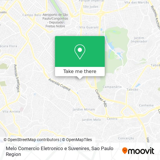 Melo Comercio Eletronico e Suvenires map