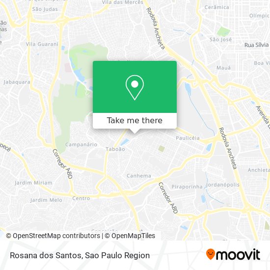 Rosana dos Santos map