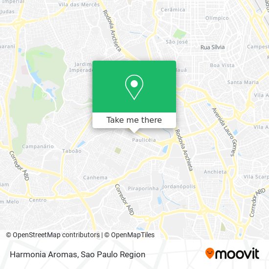 Harmonia Aromas map