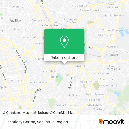 Christiany Betton map