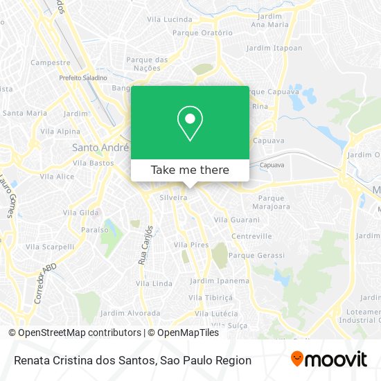 Renata Cristina dos Santos map