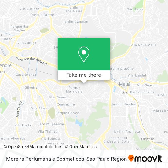 Moreira Perfumaria e Cosmeticos map