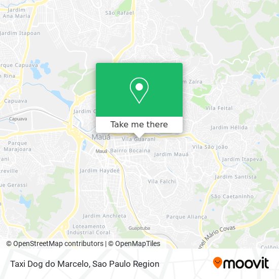 Mapa Taxi Dog do Marcelo