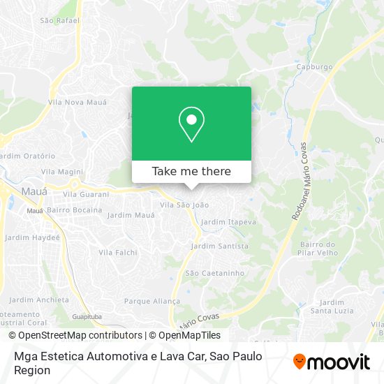 Mapa Mga Estetica Automotiva e Lava Car