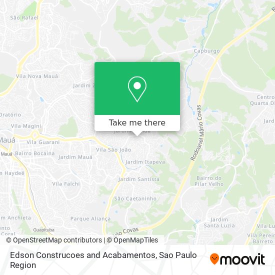 Edson Construcoes and Acabamentos map