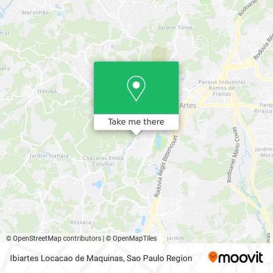 Ibiartes Locacao de Maquinas map