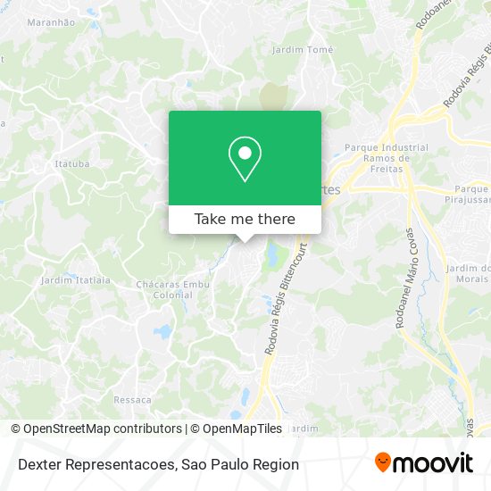 Dexter Representacoes map